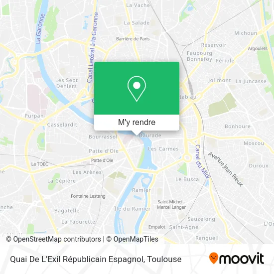 Quai De L'Exil Républicain Espagnol plan