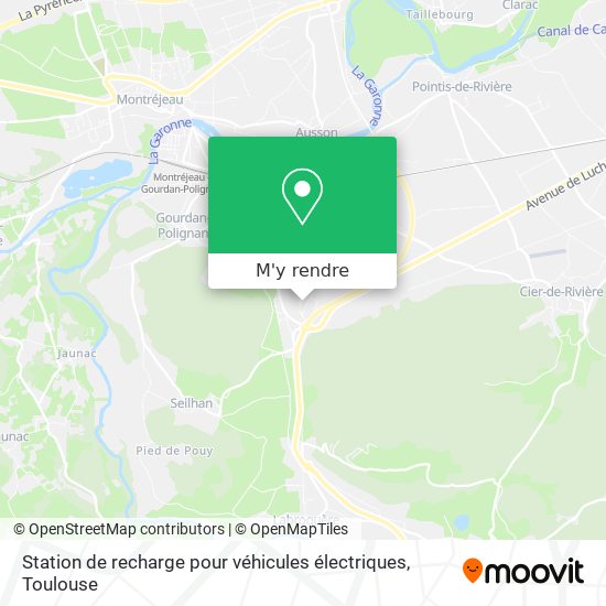 Station de recharge pour véhicules électriques plan