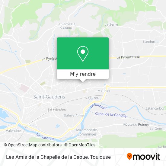 Les Amis de la Chapelle de la Caoue plan