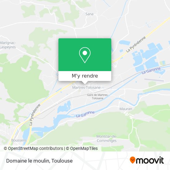Domaine le moulin plan