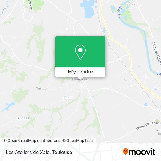 Les Ateliers de Xalo plan