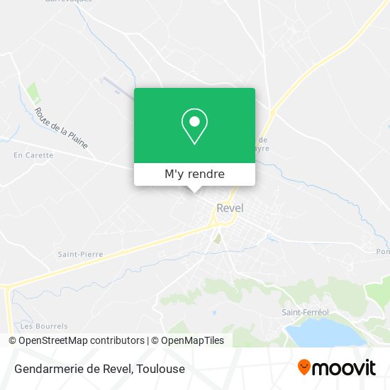 Gendarmerie de Revel plan