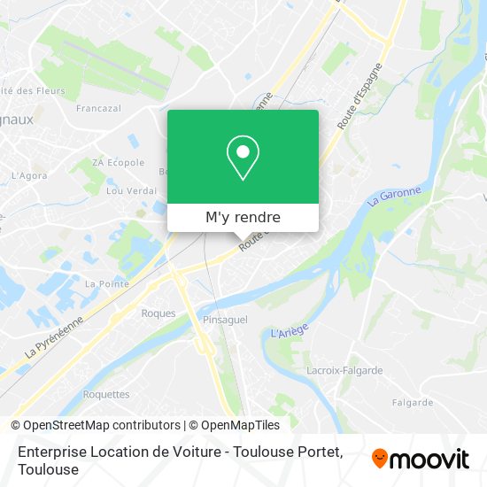 Enterprise Location de Voiture - Toulouse Portet plan