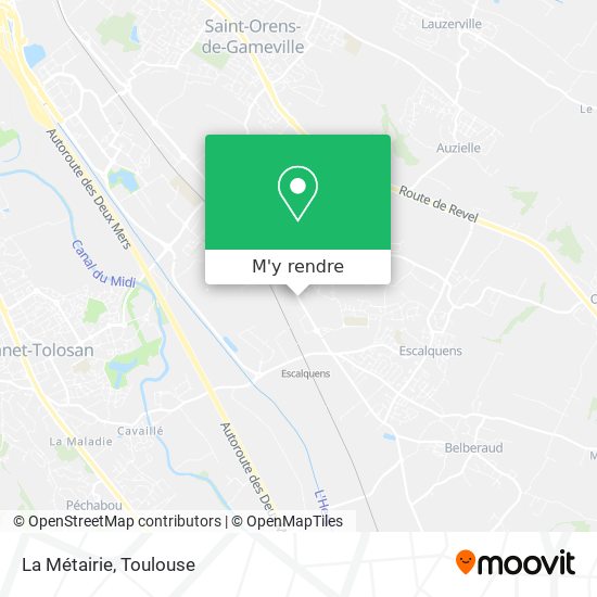 La Métairie plan