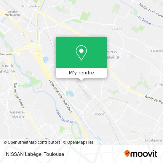 NISSAN Labège plan