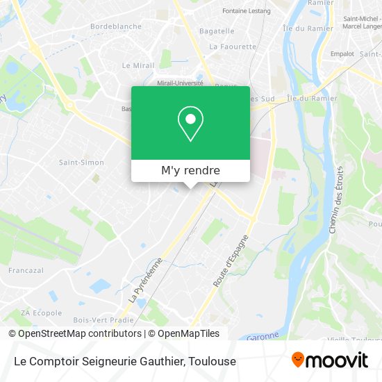 Le Comptoir Seigneurie Gauthier plan