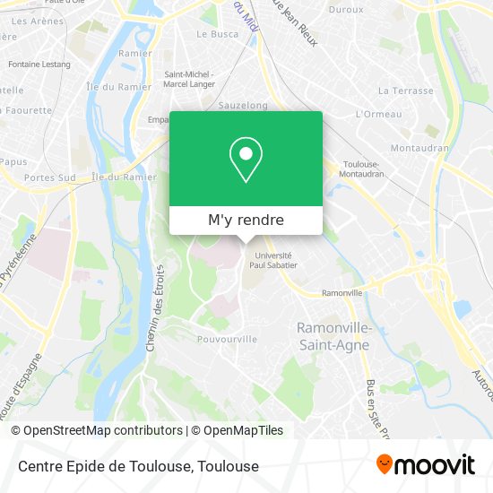Centre Epide de Toulouse plan
