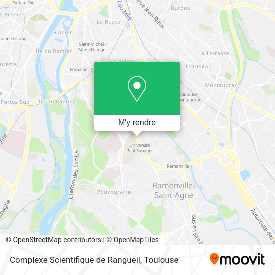 Complexe Scientifique de Rangueil plan