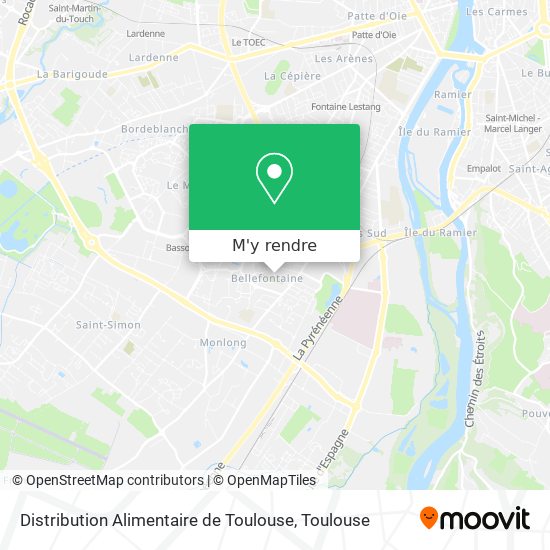 Distribution Alimentaire de Toulouse plan