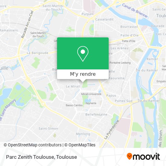 Parc Zenith Toulouse plan