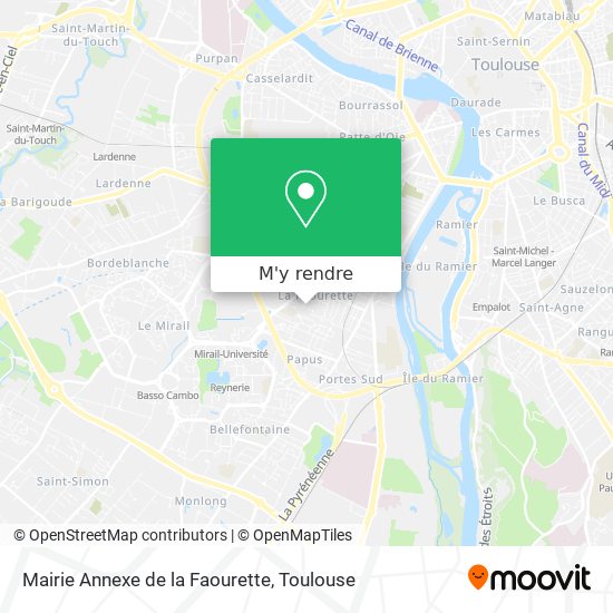 Mairie Annexe de la Faourette plan