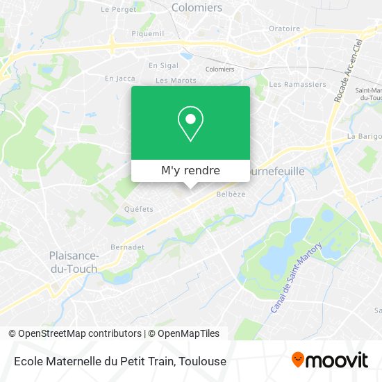 Ecole Maternelle du Petit Train plan