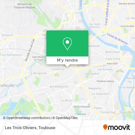 Les Trois Oliviers plan