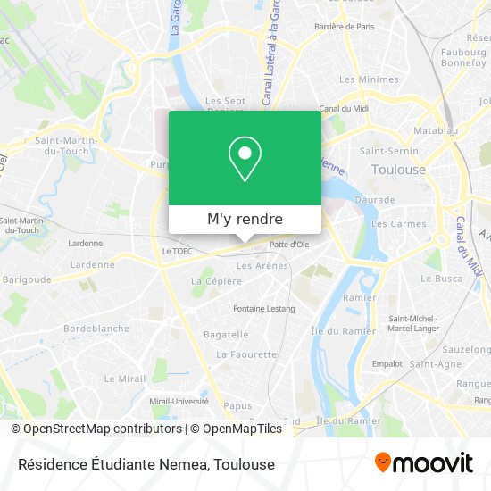 Résidence Étudiante Nemea plan