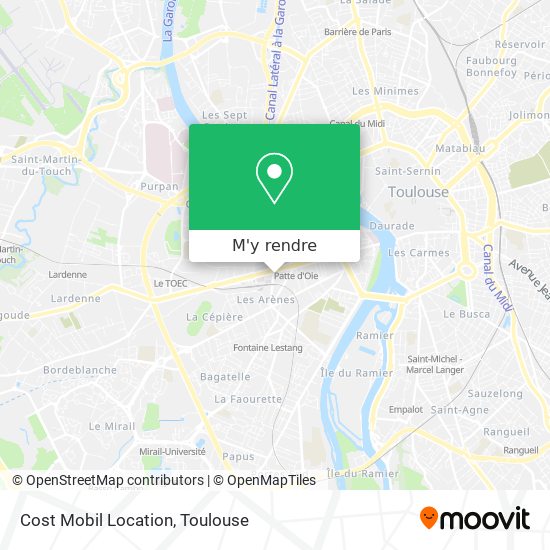 Cost Mobil Location plan