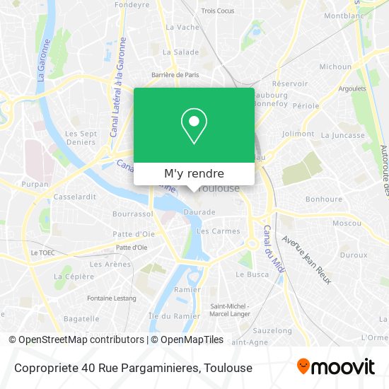 Copropriete 40 Rue Pargaminieres plan