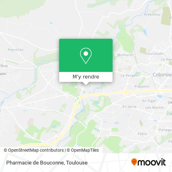 Pharmacie de Bouconne plan