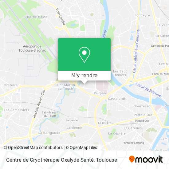 Centre de Cryothérapie Oxalyde Santé plan