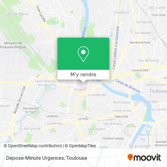 Dépose-Minute Urgences plan