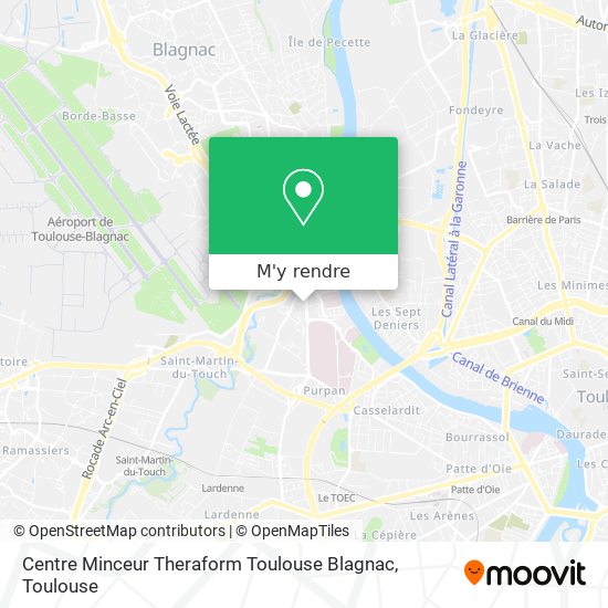 Centre Minceur Theraform Toulouse Blagnac plan