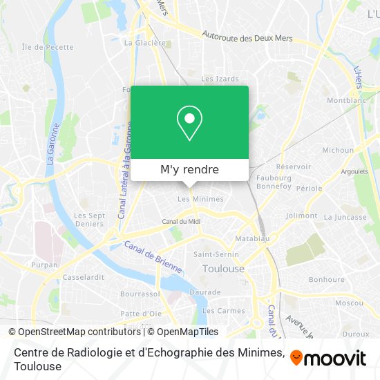 Centre de Radiologie et d'Echographie des Minimes plan