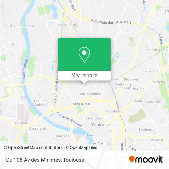 Du 108 Av des Minimes plan