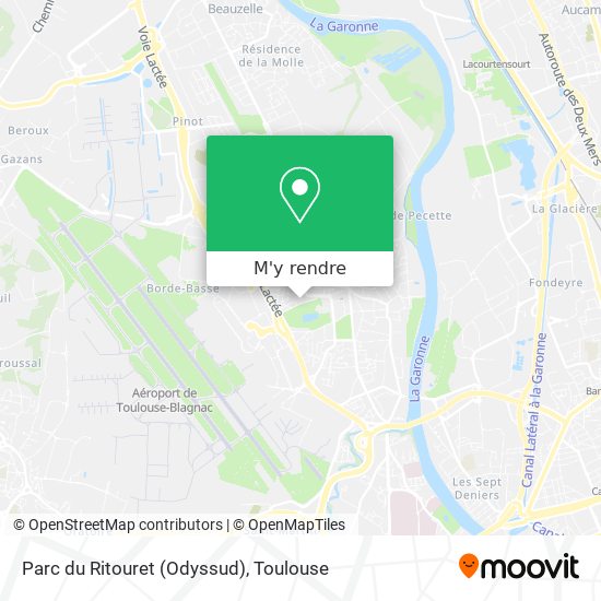 Parc du Ritouret (Odyssud) plan