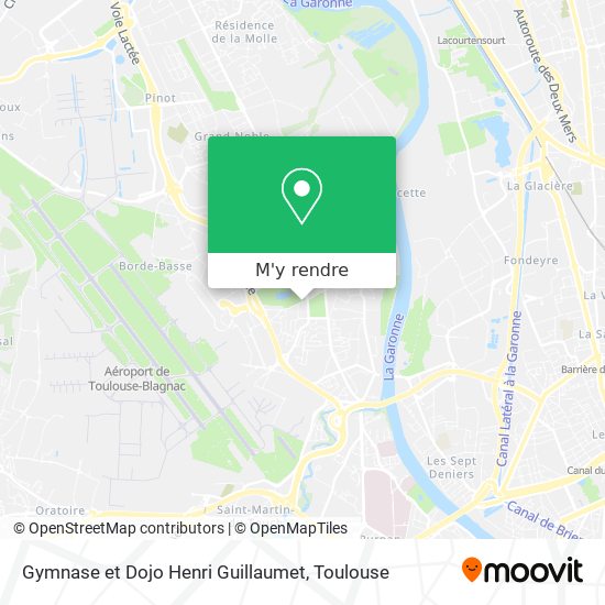 Gymnase et Dojo Henri Guillaumet plan