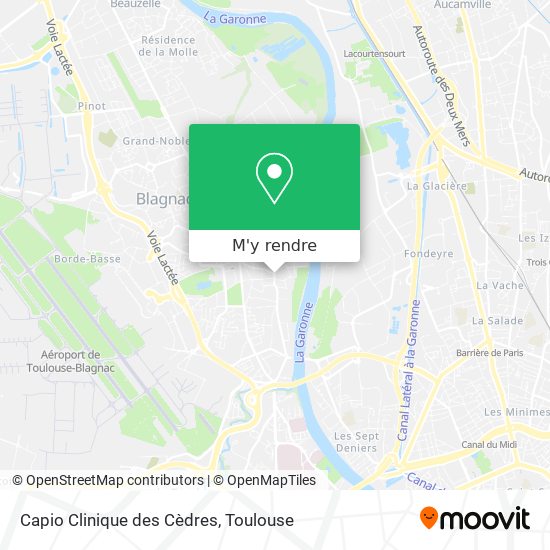 Capio Clinique des Cèdres plan