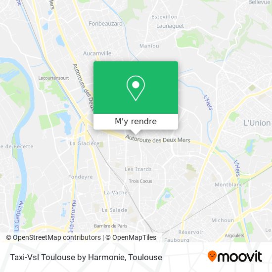 Taxi-Vsl Toulouse by Harmonie plan