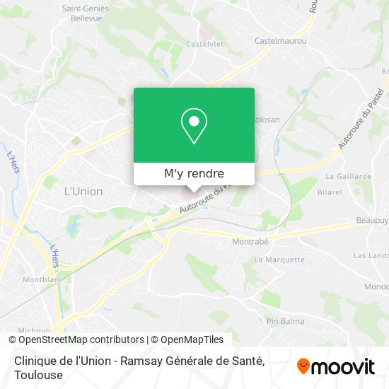 Clinique de l'Union - Ramsay Générale de Santé plan