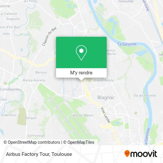Airbus Factory Tour plan