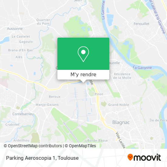 Parking Aeroscopia 1 plan