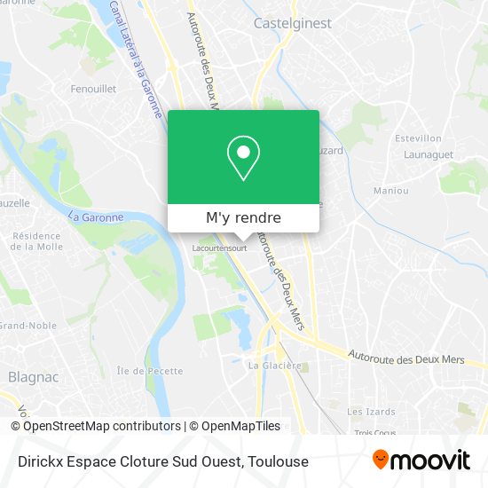 Dirickx Espace Cloture Sud Ouest plan