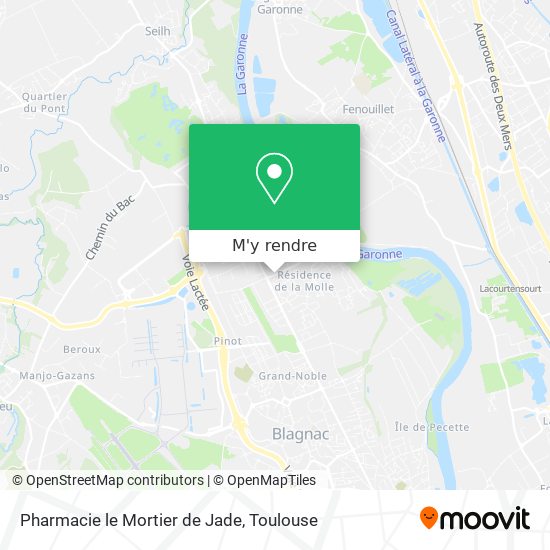 Pharmacie le Mortier de Jade plan