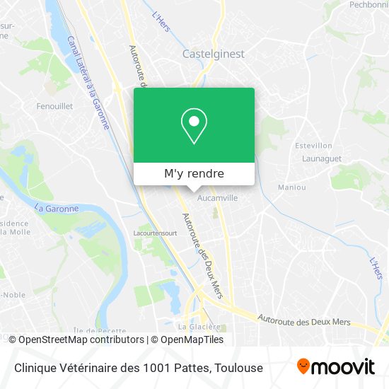 Clinique Vétérinaire des 1001 Pattes plan