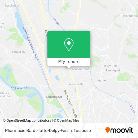Pharmacie Bardellotto-Delpy-Faulin plan