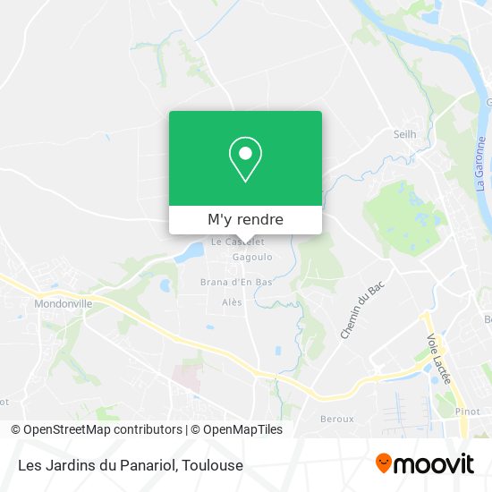 Les Jardins du Panariol plan