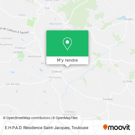 E.H.P.A.D. Résidence Saint-Jacques plan