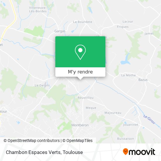 Chambon Espaces Verts plan