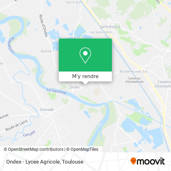 Ondes - Lycee Agricole plan