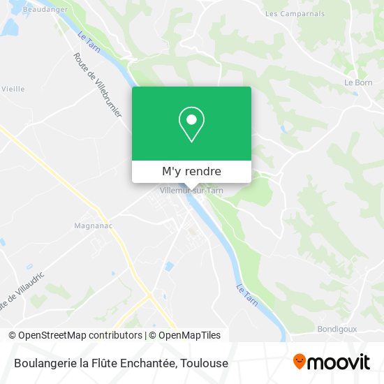 Boulangerie la Flûte Enchantée plan