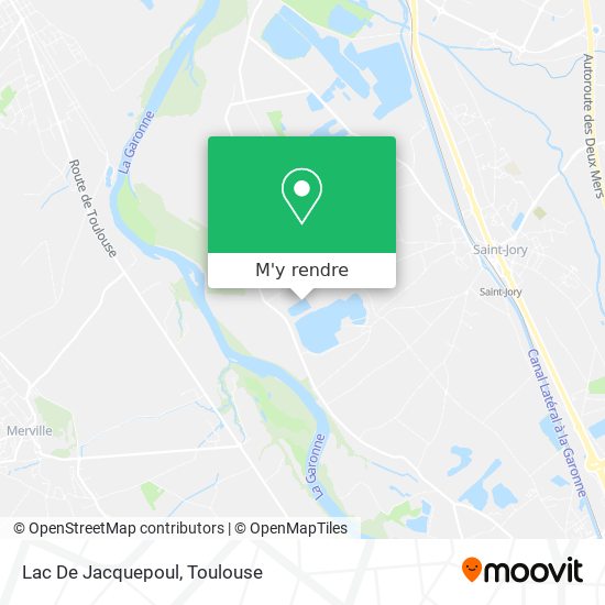 Lac De Jacquepoul plan