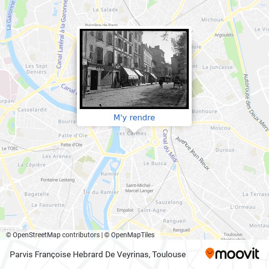 Parvis Françoise Hebrard De Veyrinas plan
