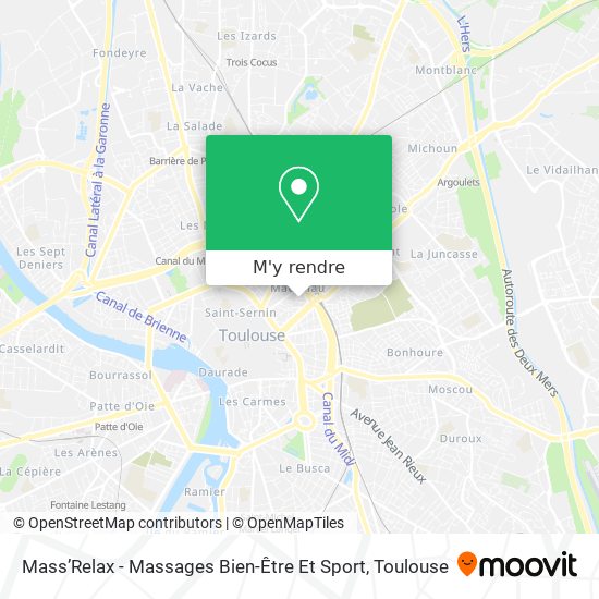 Mass’Relax - Massages Bien-Être Et Sport plan