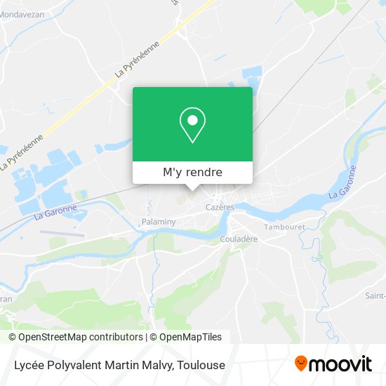 Lycée Polyvalent Martin Malvy plan