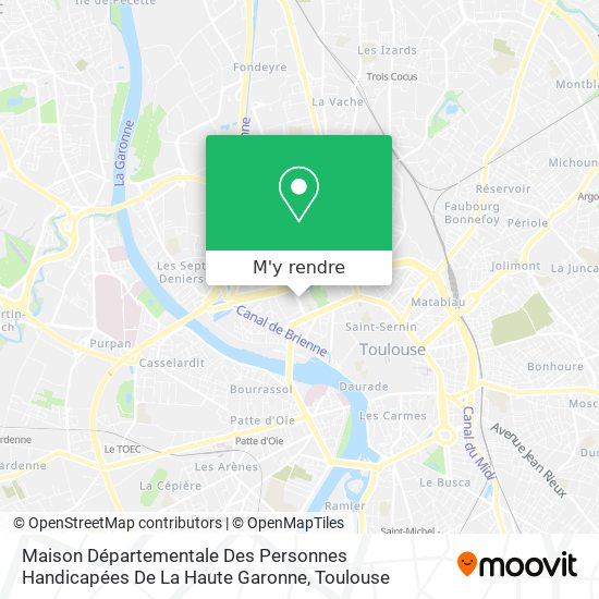 Maison Départementale Des Personnes Handicapées De La Haute Garonne plan