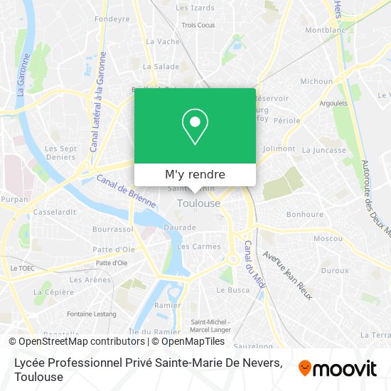 Lycée Professionnel Privé Sainte-Marie De Nevers plan