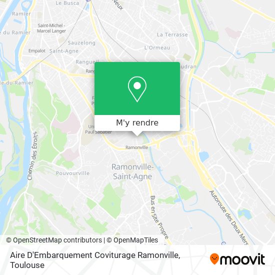 Aire D'Embarquement Coviturage Ramonville plan