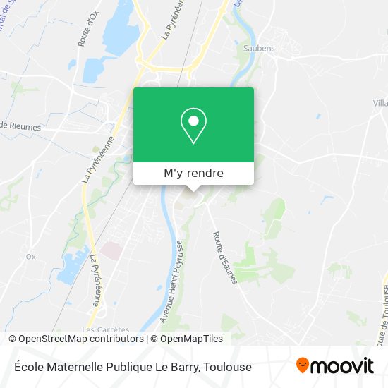 École Maternelle Publique Le Barry plan